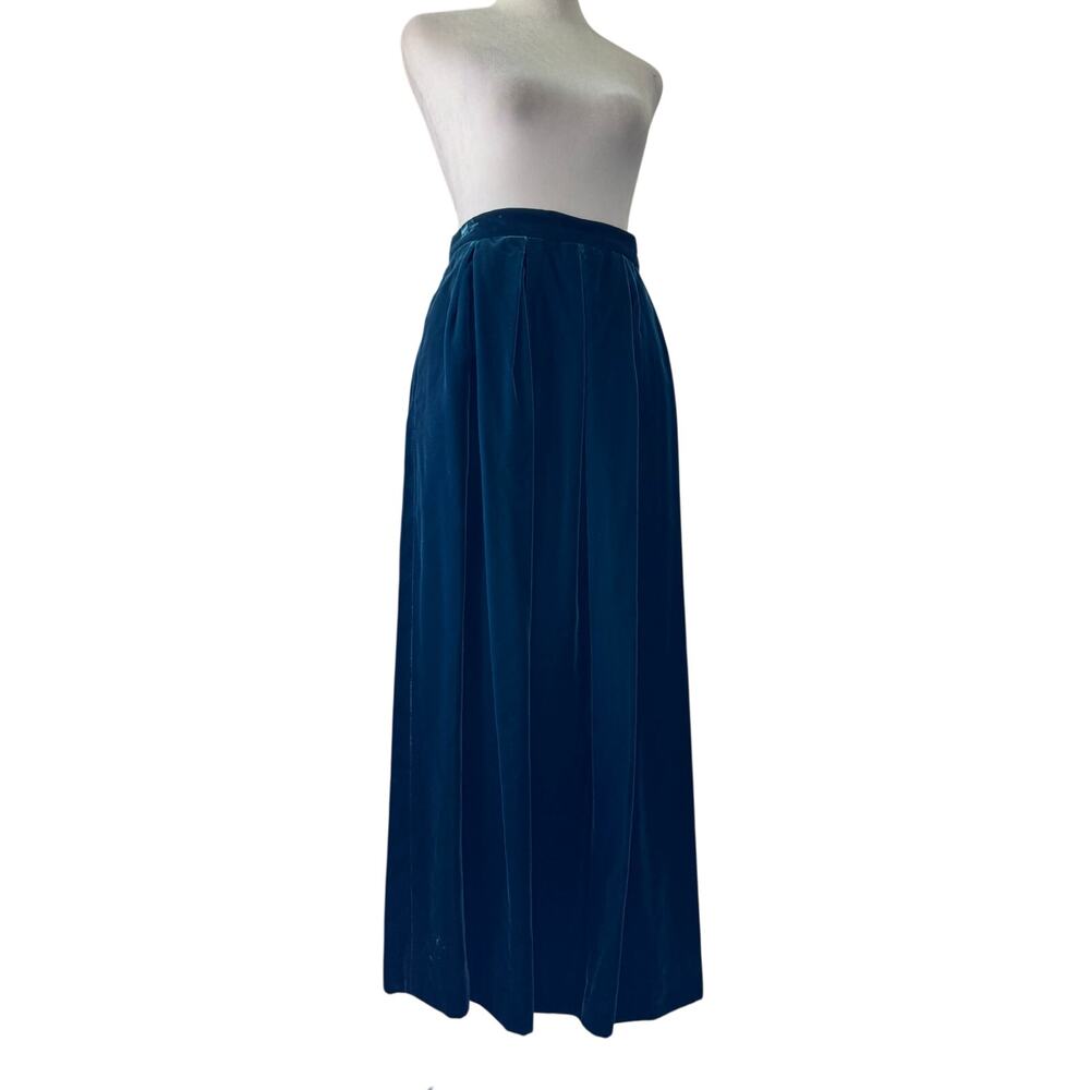 NWT Vintage '80s Cloak of Many Colors by Liberty & Lucrezia Velvet Maxi Skirt